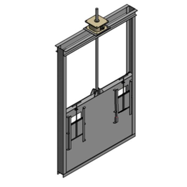 Van cửa phai điều tiết mực nước 2300x1800mm