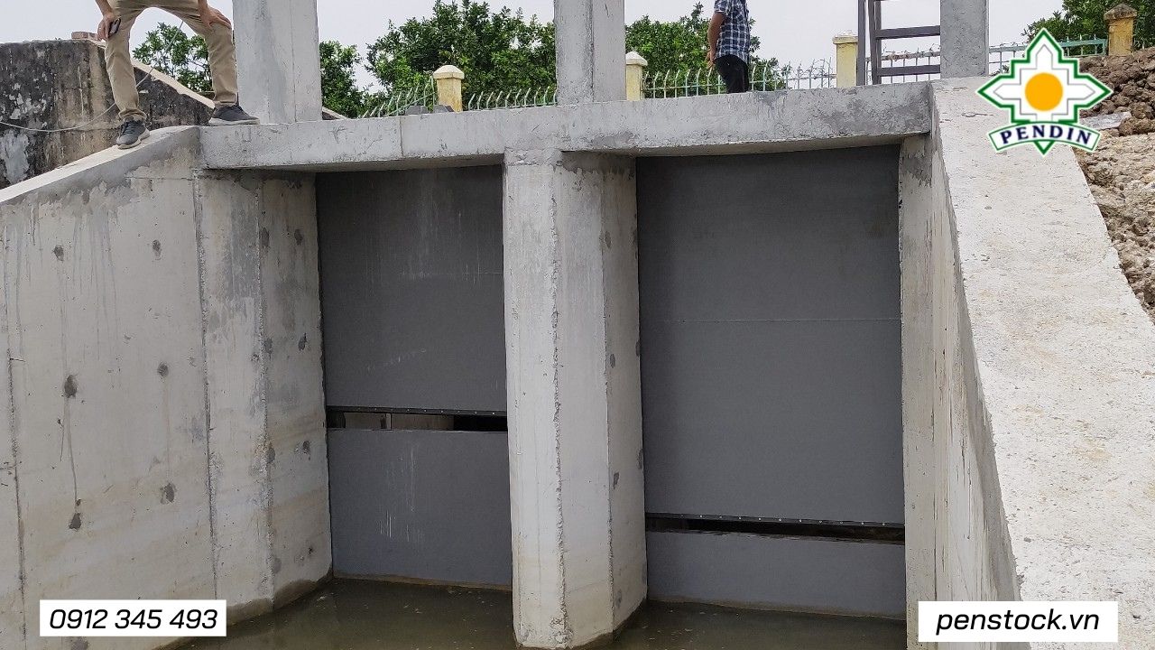 Quy trình sửa chữa thay thế van cửa phai, van cửa lật của Penstock