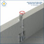 Van cửa phai trên tường lắp bể nước sạch; nước thải kích thước 200.200mm0