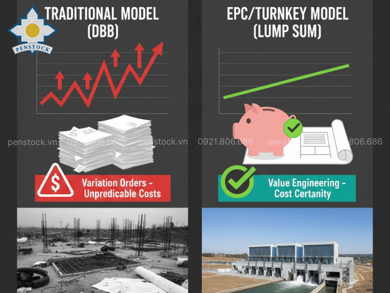 Bài toán kinh tế và hiệu quả đầu tư khi sử dụng mô hình EPC