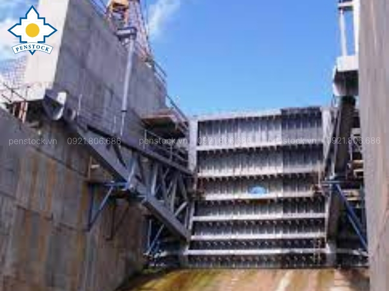 Ứng dụng Van cửa phai Penstock trong Cống Thủy lợi