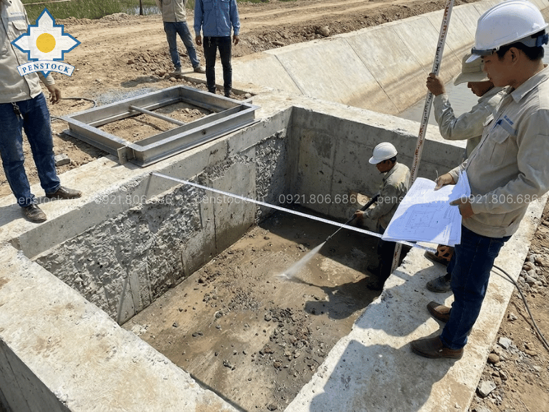 Giai đoạn 1_ Chuẩn bị mặt bằng và kiểm tra khe chờ