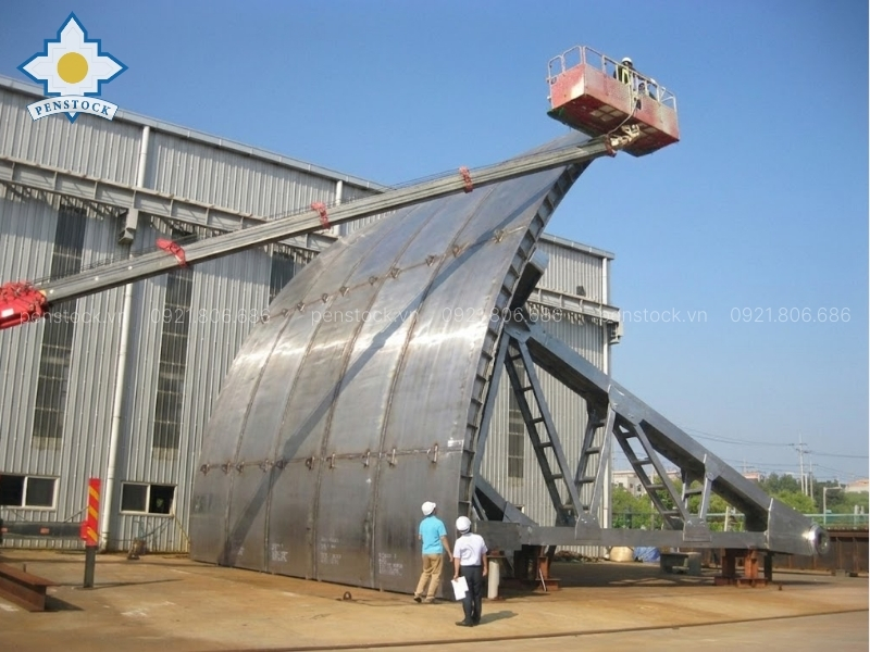 Gia công kết cấu thép thủy điện