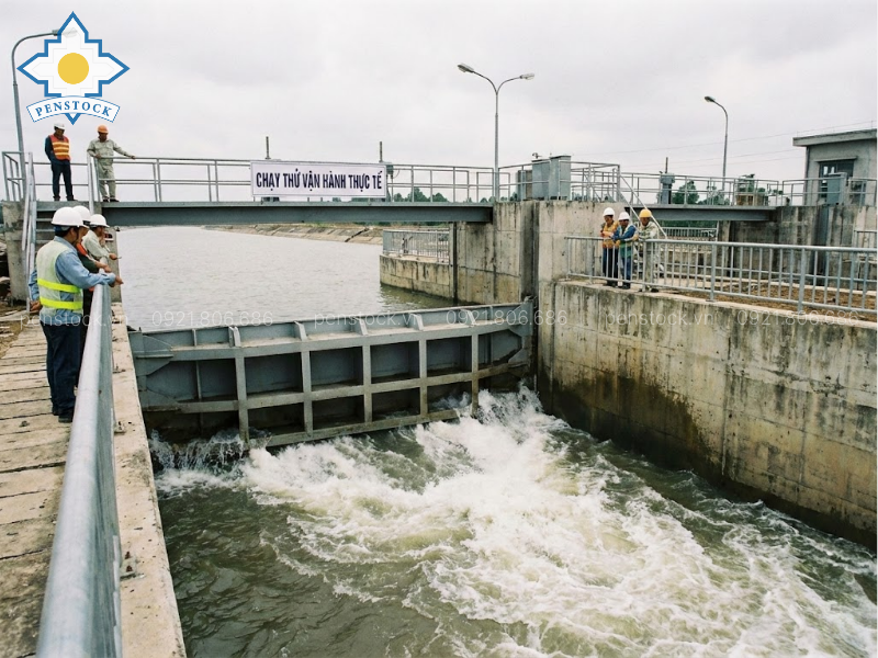 Quy trình lắp đặt cửa phai kênh 