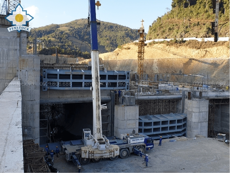 Giải pháp cẩu lắp thiết bị thủy điện