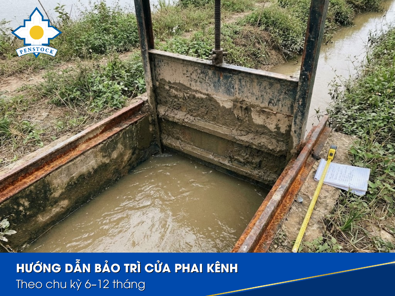 Hướng dẫn bảo trì cửa phai kênh