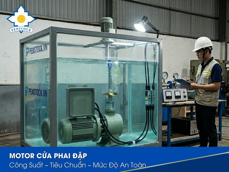 Tổng thể ray dẫn hướng trong đập