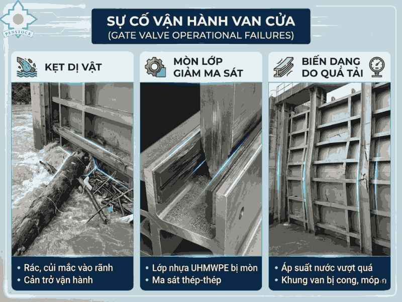 Các sự cố thường gặp trong quá trình vận hành