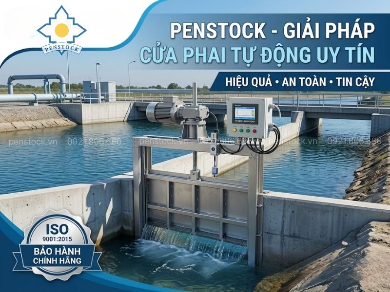 Penstock cung cấp giải pháp cửa phai tự động uy tín