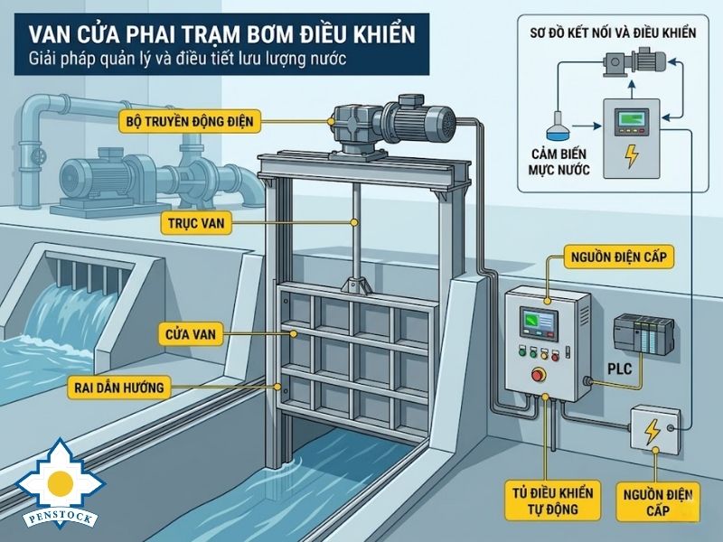 Cấu tạo hệ thống điều khiển cửa phai