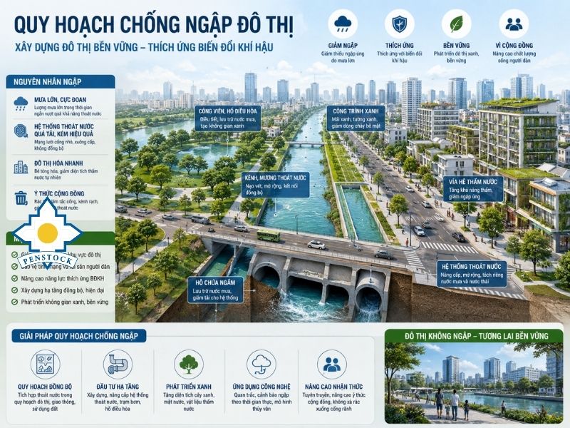 quy hoạch chống ngập đô thị