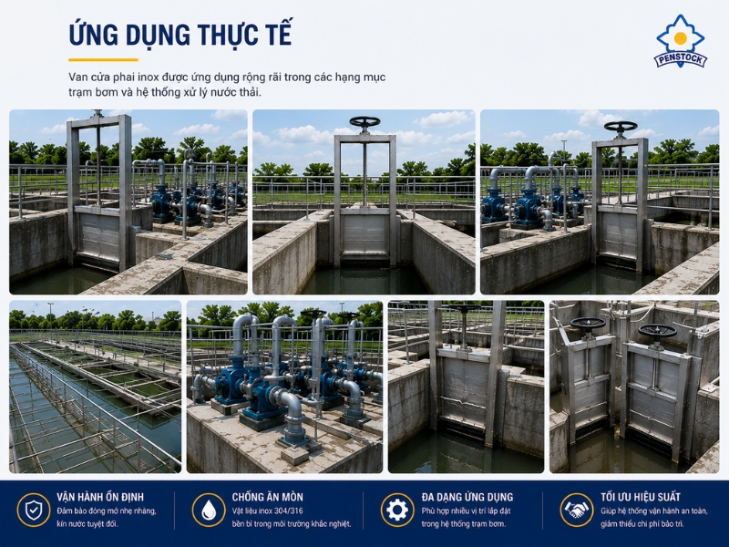 Vật Liệu Phù Hợp Cho Van Cửa Phai Nước Thải