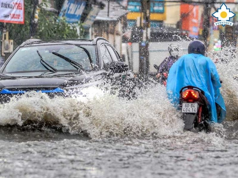 Mưa lớn tại TP. HCM