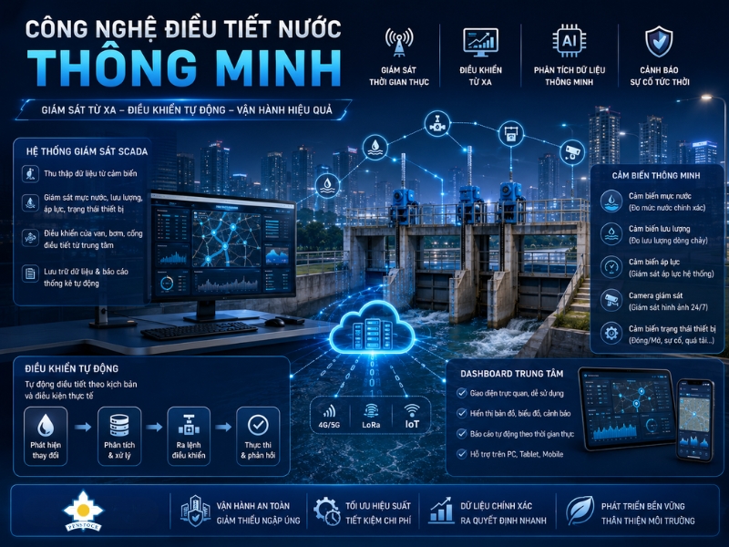 Công Nghệ Điều Tiết Nước Hiện Đại