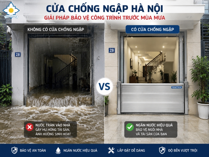 Cửa chống ngập Hà Nội