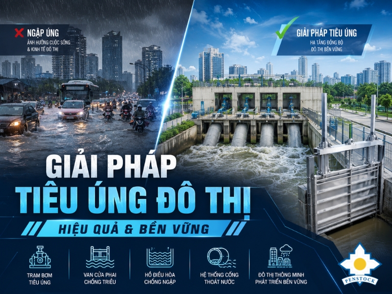 Giải Pháp Tiêu Úng Đô Thị Hiệu Quả Trong Bối Cảnh Biến Đổi Khí Hậu