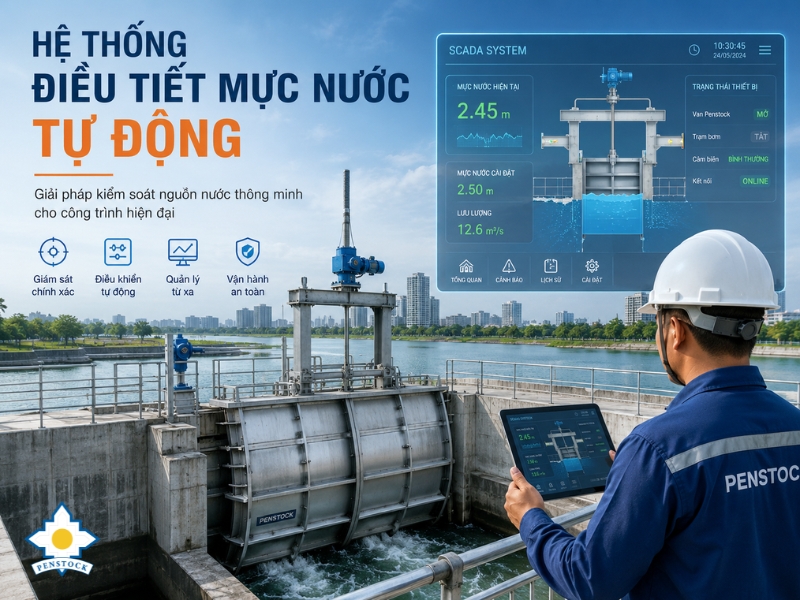 Hệ Thống Điều Tiết Mực Nước Tự Động: Giải Pháp Kiểm Soát Nguồn Nước Thông Minh Cho Công Trình Hiện Đại