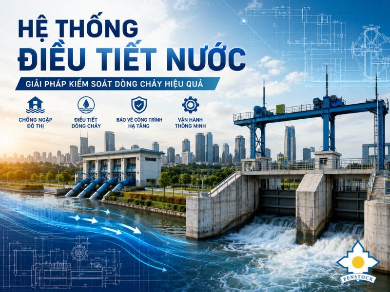 Hệ Thống Điều Tiết Nước Là Gì? Giải Pháp Kiểm Soát Dòng Chảy Hiệu Quả Cho Đô Thị Và Công Nghiệp