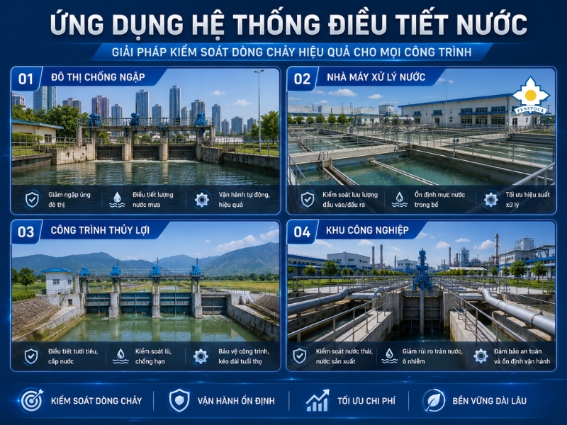 Ứng Dụng Hệ Thống Điều Tiết Nước Trong Thực Tế