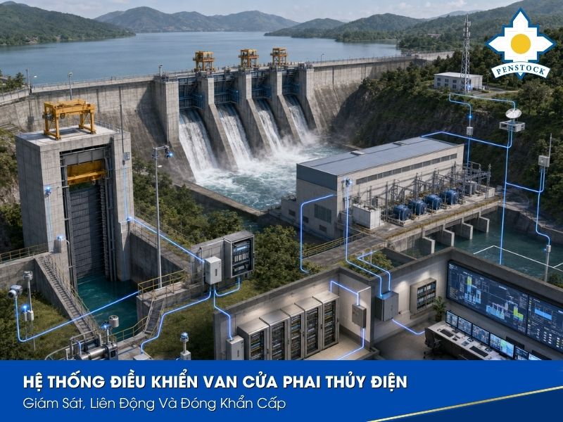 Hệ Thống Điều Khiển Van Cửa Phai Thủy Điện
