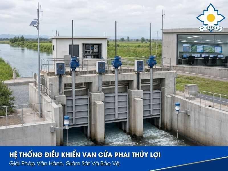 Hệ Thống Điều Khiển Van Cửa Phai Thủy Lợi