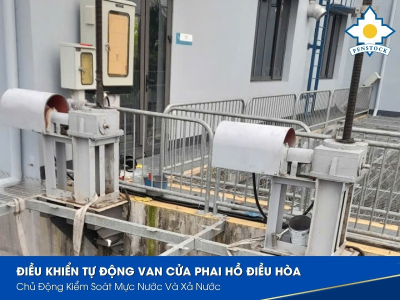 Điều Khiển Tự Động Van Cửa Phai Hồ Điều Hòa