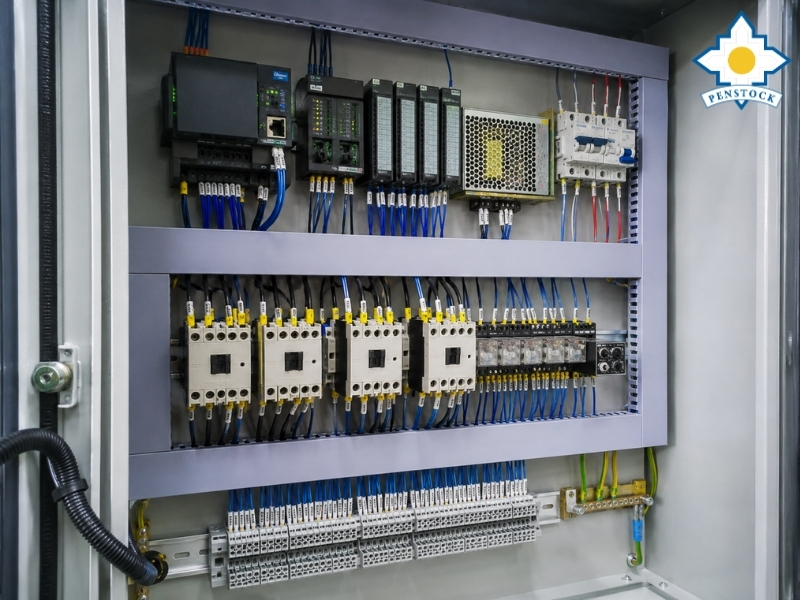 PLC, thiết bị đóng cắt, terminal, nguồn