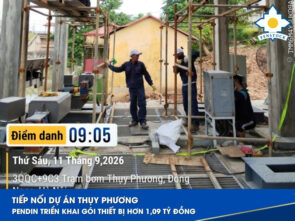 TIẾP NỐI DỰ ÁN THỤY PHƯƠNG, PENSTOCK TRIỂN KHAI GÓI THIẾT BỊ HƠN 1,09 TỶ ĐỒNG 